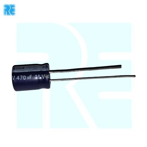470uF 16V Redial Capacitor image 1