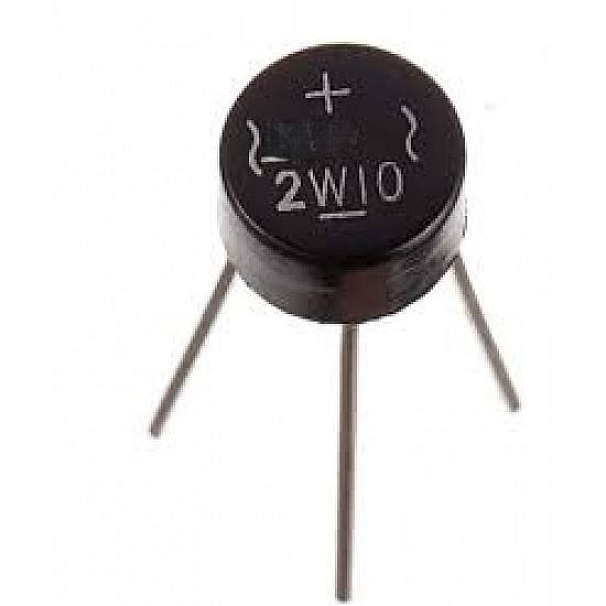 2W10 2A 1000V Bridge Rectifier (Single Phase Full Wave Rectifier) image 1