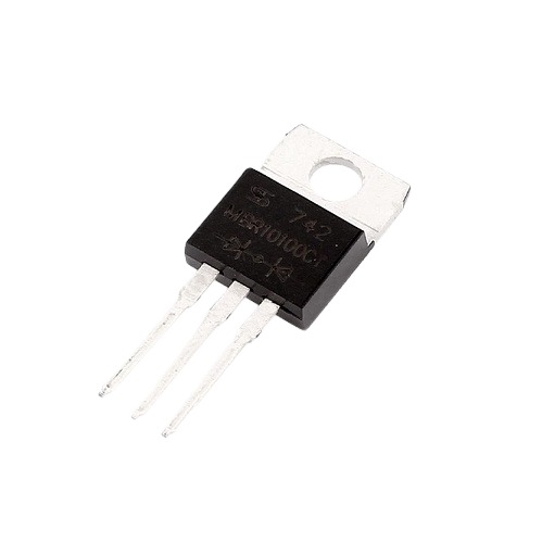 MBR10100CT-100 V-5AMP-3 PIN Shortkey Diode image 2