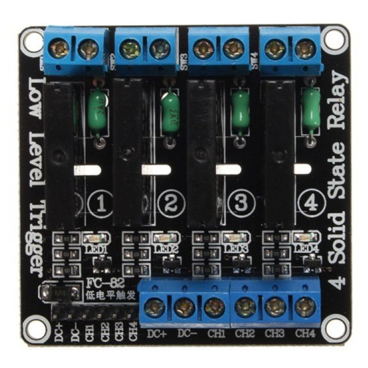 5V 4 Channel SSR G3MB-202P Solid State Relay Module (Opto-Isolated AC Relay Module) image 2