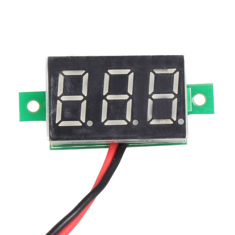 Digital DC Mini Voltmeter 0.36 Inch 2 Wire Module 4.5V to 30V (Mini DC Voltage Meter) image 2