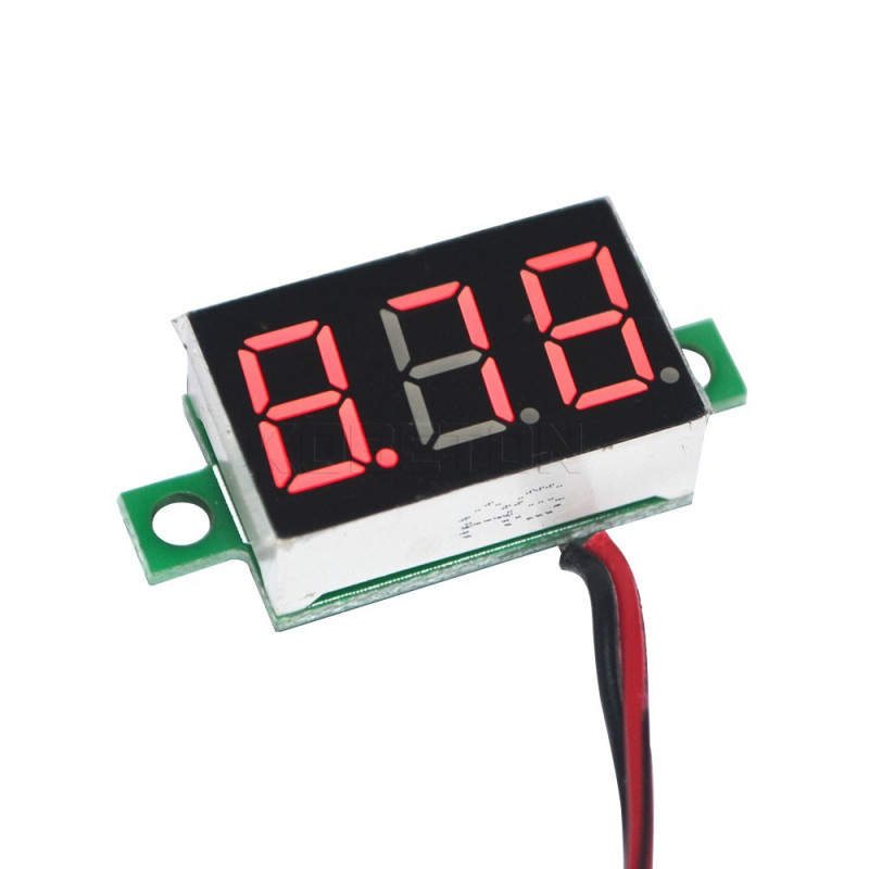 Digital DC Mini Voltmeter 0.36 Inch 2 Wire Module 4.5V to 30V (Mini DC Voltage Meter) image 3