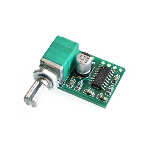 PAM8403 Mini 5V Digital Amplifier Board with Switch Potentiometer (3W+3W Stereo Audio Amplifier Module) image 2