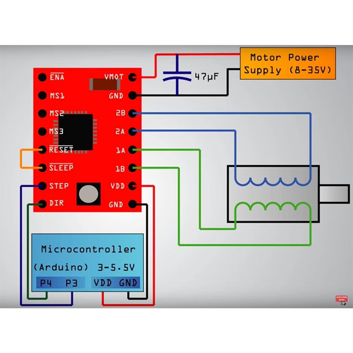 A4988 Stepper Motor Driver Module (Stepper Driver, Motor Control Module) image 2