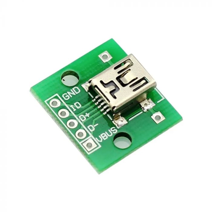 Mini USB to DIP 5 Pin Adapter Board (Mini USB Breakout Board) image 2