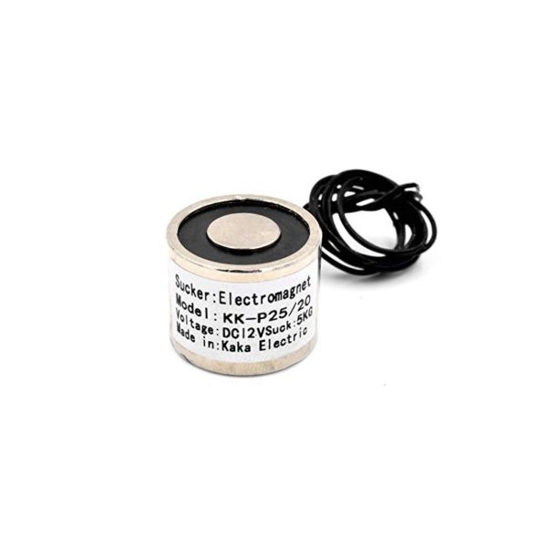 Electromagnet DC 12V 2520P 25mm X 20mm H image 1