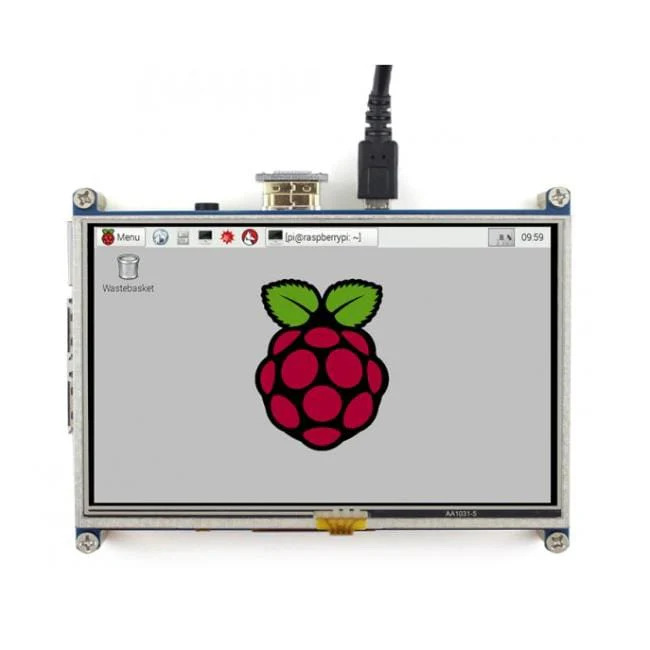 5 Inch HDMI Touch Screen Display for Raspberry Pi 800×480 (TFT LCD Monitor with USB Touch Interface) image 1