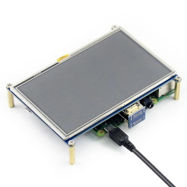 5 Inch HDMI Touch Screen Display for Raspberry Pi 800×480 (TFT LCD Monitor with USB Touch Interface) image 2