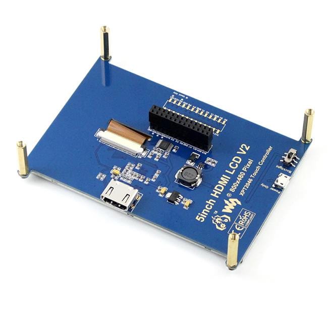 5 Inch HDMI Touch Screen Display for Raspberry Pi 800×480 (TFT LCD Monitor with USB Touch Interface) image 4