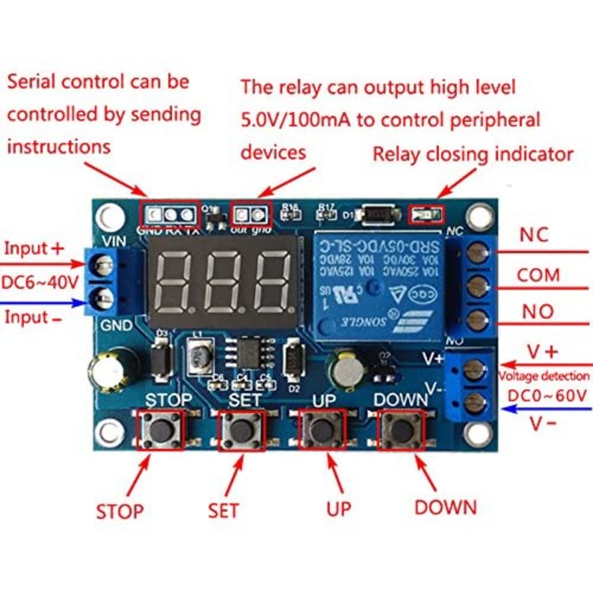 XY-DJ Battery Charger Discharger Protection Module (Voltage Control Board) image 4