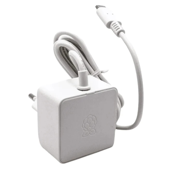 Raspberry Pi 15W Official USB Type-C Power Supply White (Raspberry Pi Power Adapter) image 2