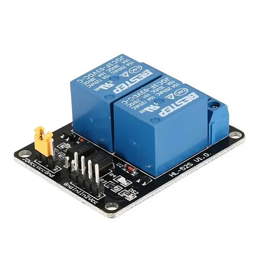 24V 2 Channel Relay Module with Optocoupler (Dual Opto-Isolated Relay Board) image 3