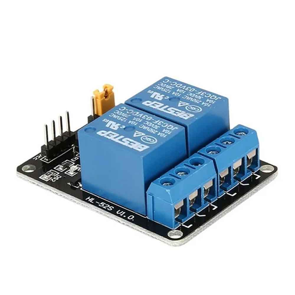 24V 2 Channel Relay Module with Optocoupler (Dual Opto-Isolated Relay Board) image 4