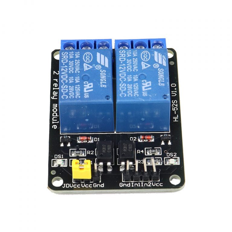 2 Channel 12V Relay Module with Optocoupler (Dual Relay Module) image 4