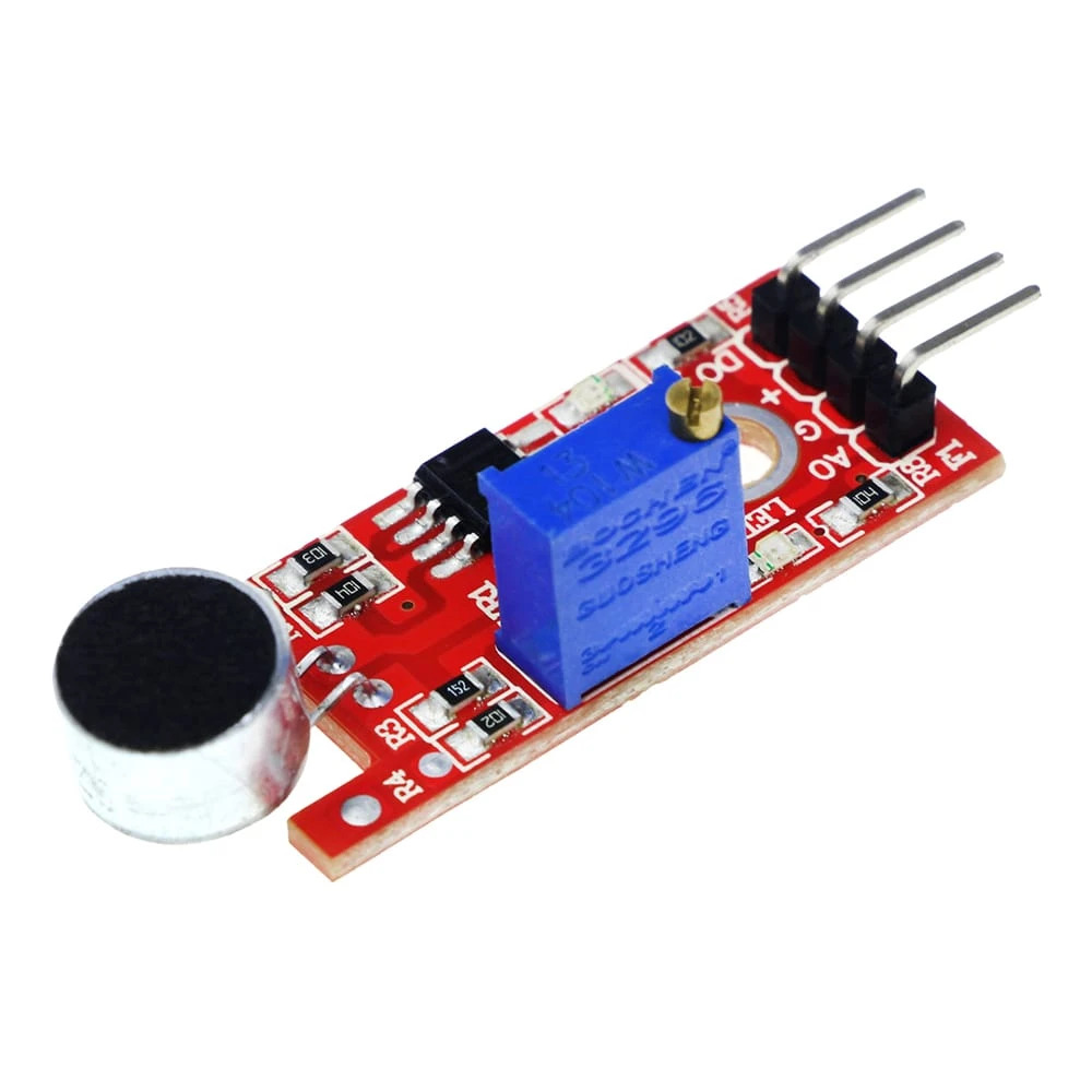 Sound/Microphone Detection Sensor Module 4-Pin (Analog & Digital Sound Sensor) image 2