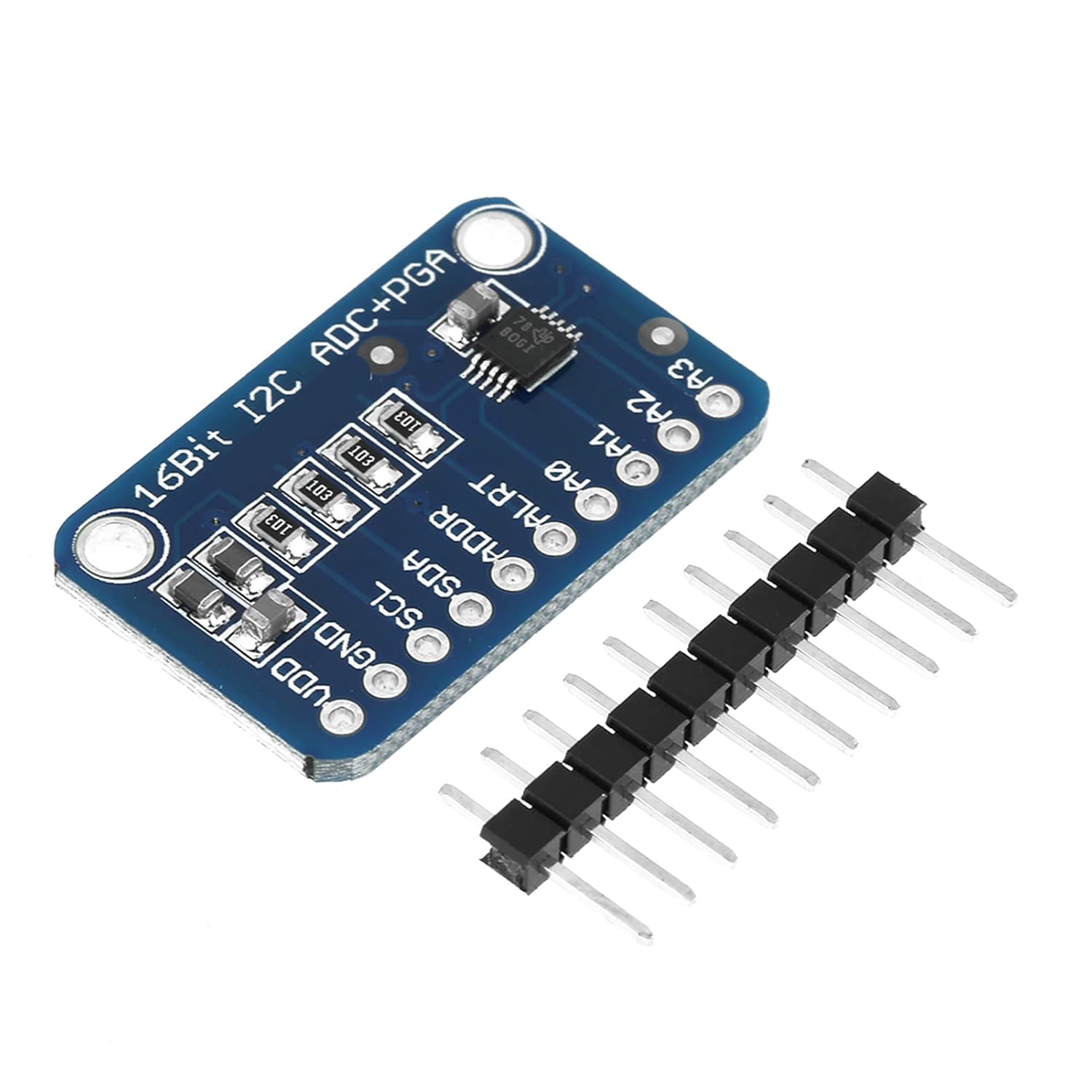 ADS1115 16-Bit I2C ADC Analog to Digital Converter Module (ADS1115 ADC Module) image 2