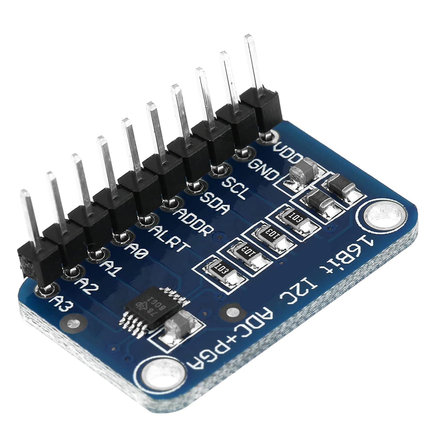 ADS1115 16-Bit I2C ADC Analog to Digital Converter Module (ADS1115 ADC Module) image 4