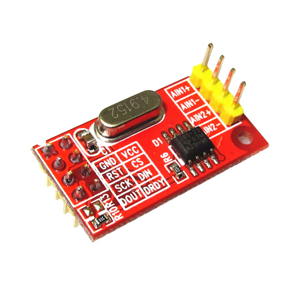AD7705 Dual 16-Bit ADC Data Acquisition Module (SPI Programmable Analog to Digital Converter 500Hz) image 2