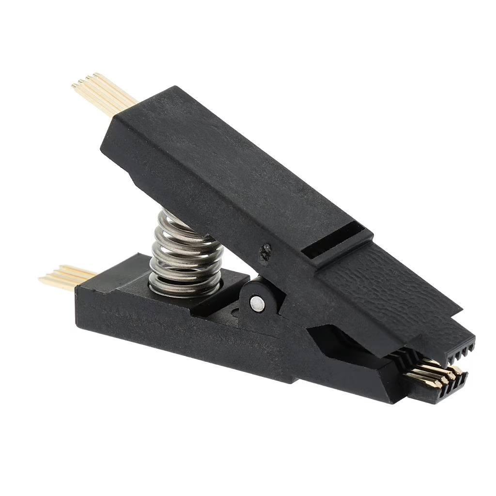 SOP SOIC-8 IC Test Clip Programmer Clamp 1.27mm DIP8 Adapter (In-Circuit Programming Clip) image 1