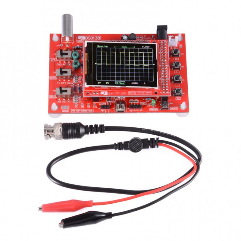 DSO138 2.4 Inch TFT Handheld Pocket-Size Digital Oscilloscope Kit (Portable DIY Oscilloscope) image 3