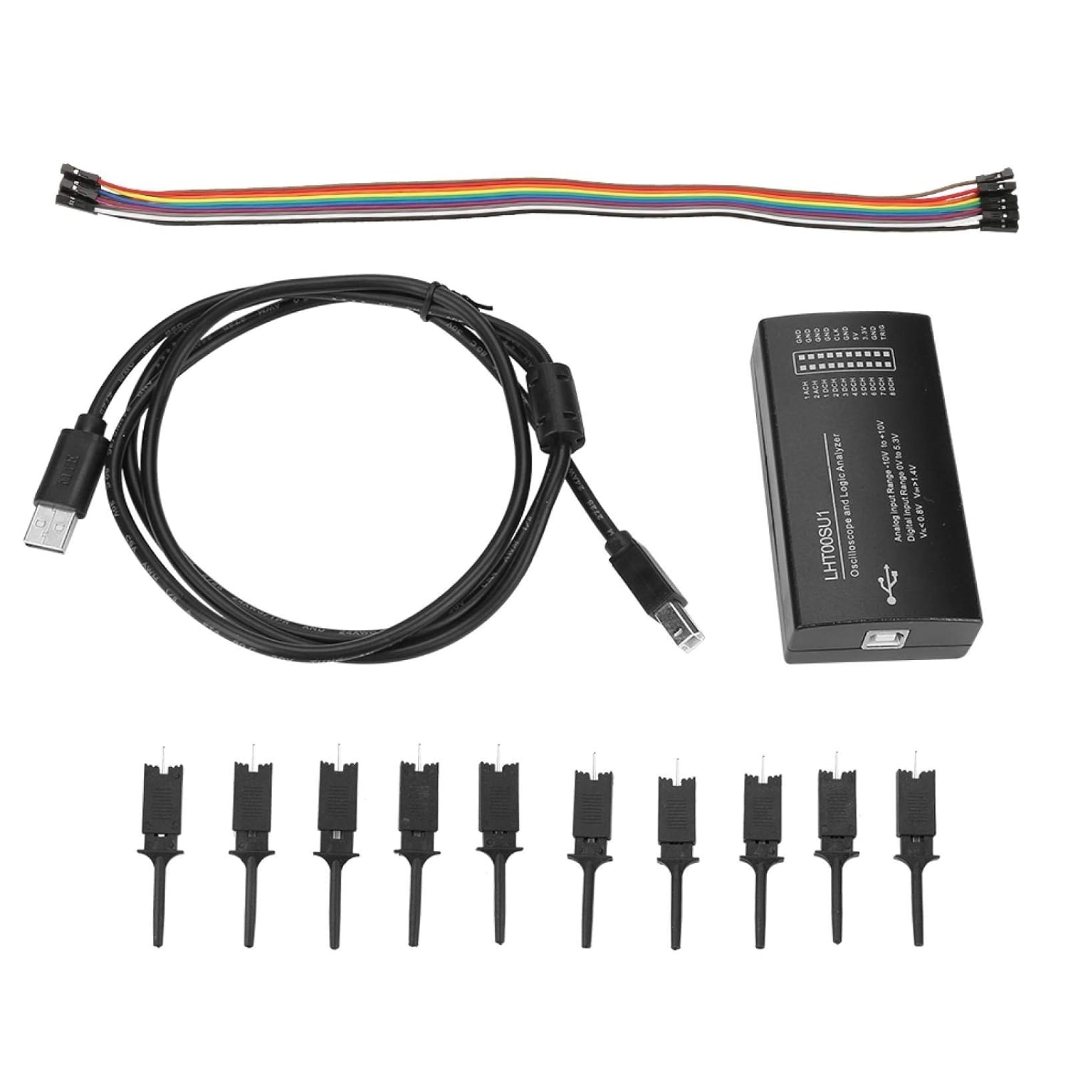 LHT00SU1 Virtual Oscilloscope Logic Analyzer Multifunctional (USB PC-Based Signal Analysis Tool) image 2