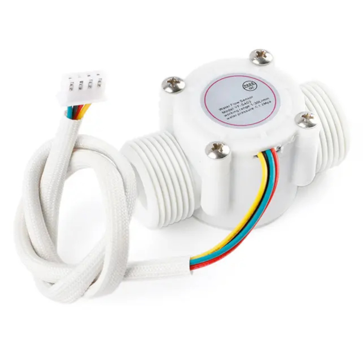 YF-S403 3/4 Inch Water Flow Hall Sensor (Digital Turbine Flow Meter) image 1
