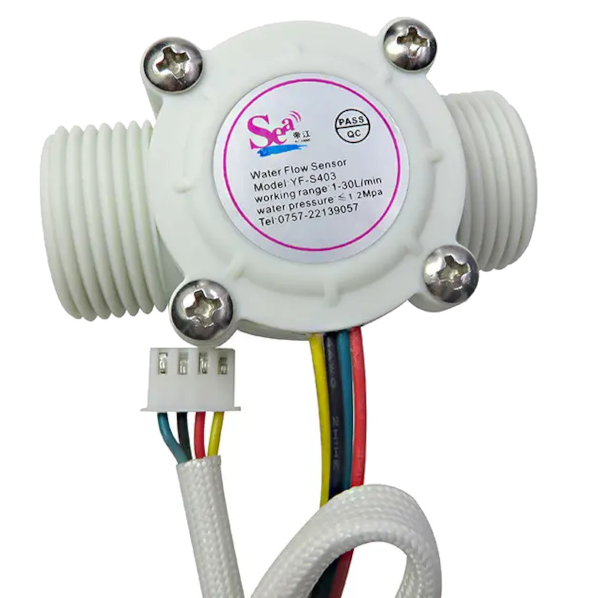 YF-S403 3/4 Inch Water Flow Hall Sensor (Digital Turbine Flow Meter) image 4