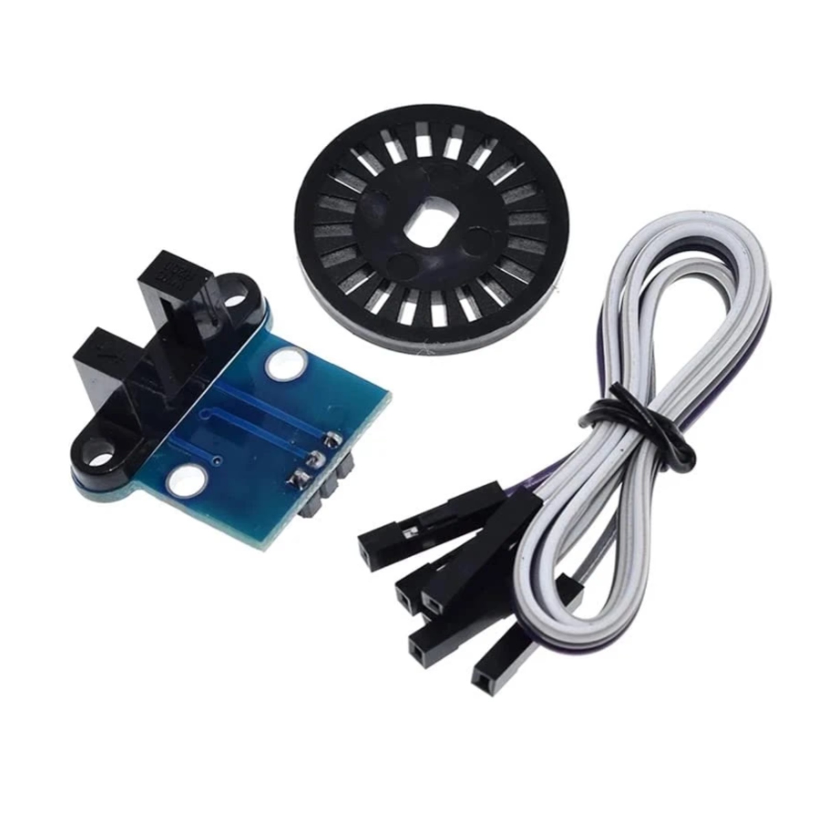 HC-020K Double Speed Measuring Sensor Module with Photoelectric Encoders (Optical Speed Encoder Module) image 2