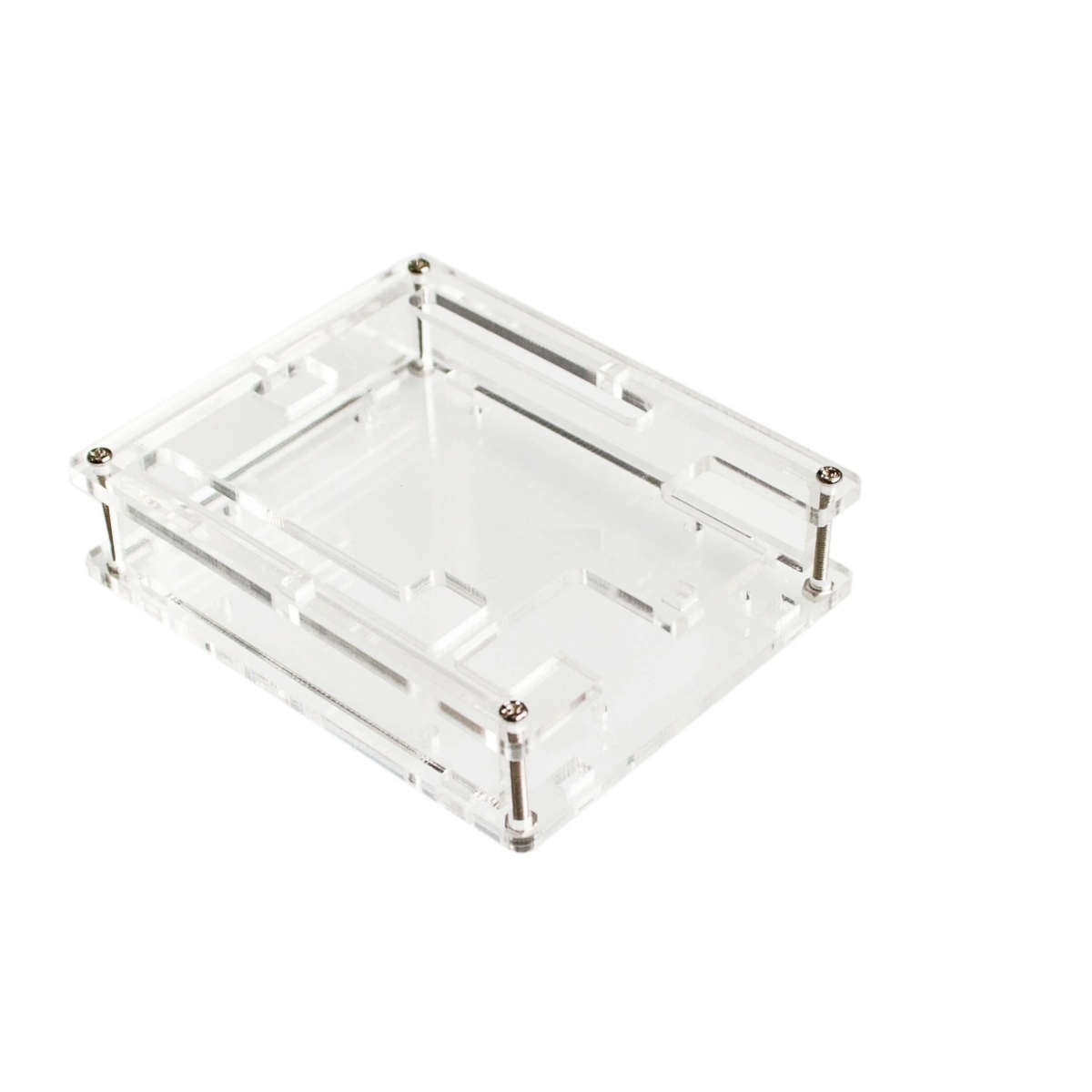 UNO R3 Acrylic Case Protective Enclosure for Arduino UNO R3 (Transparent Acrylic Housing) image 1
