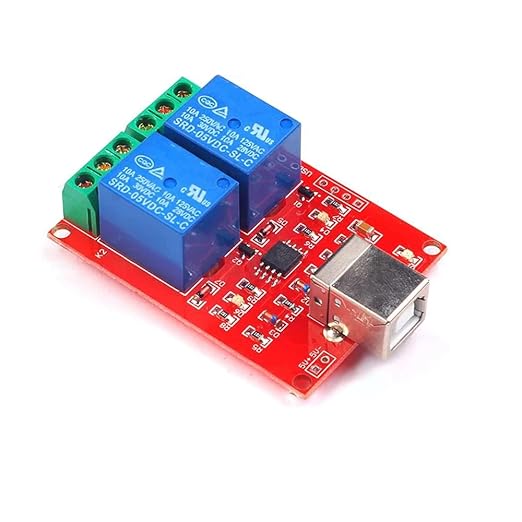 5V 2 Channel USB PC Intelligent Control Relay Module image 3