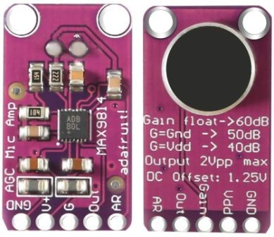 MAX9814 High Performance Microphone AGC Amplifier Module image 1