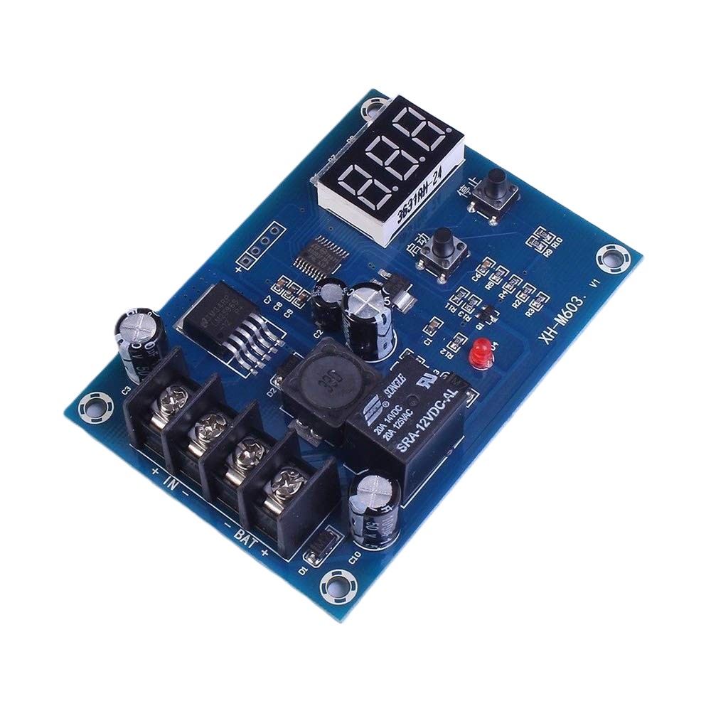 XH-M603 HW-632 Battery Charging Control Module with LED Display (12V/24V Voltage Controller) image 3