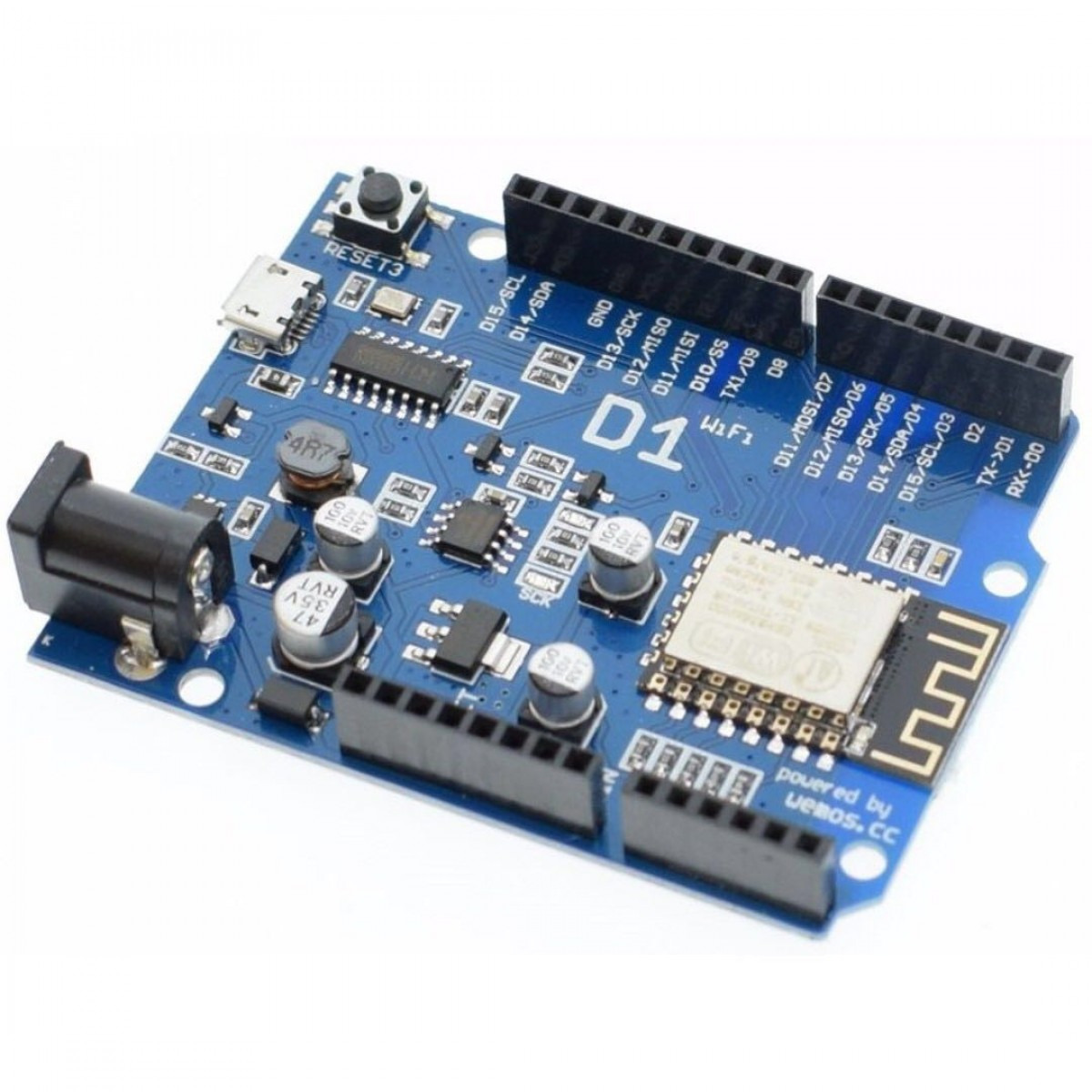 WeMos D1 R2 V2.1.0 ESP8266 WiFi Development Board (NodeMCU Compatible, IoT Development Board) image 3