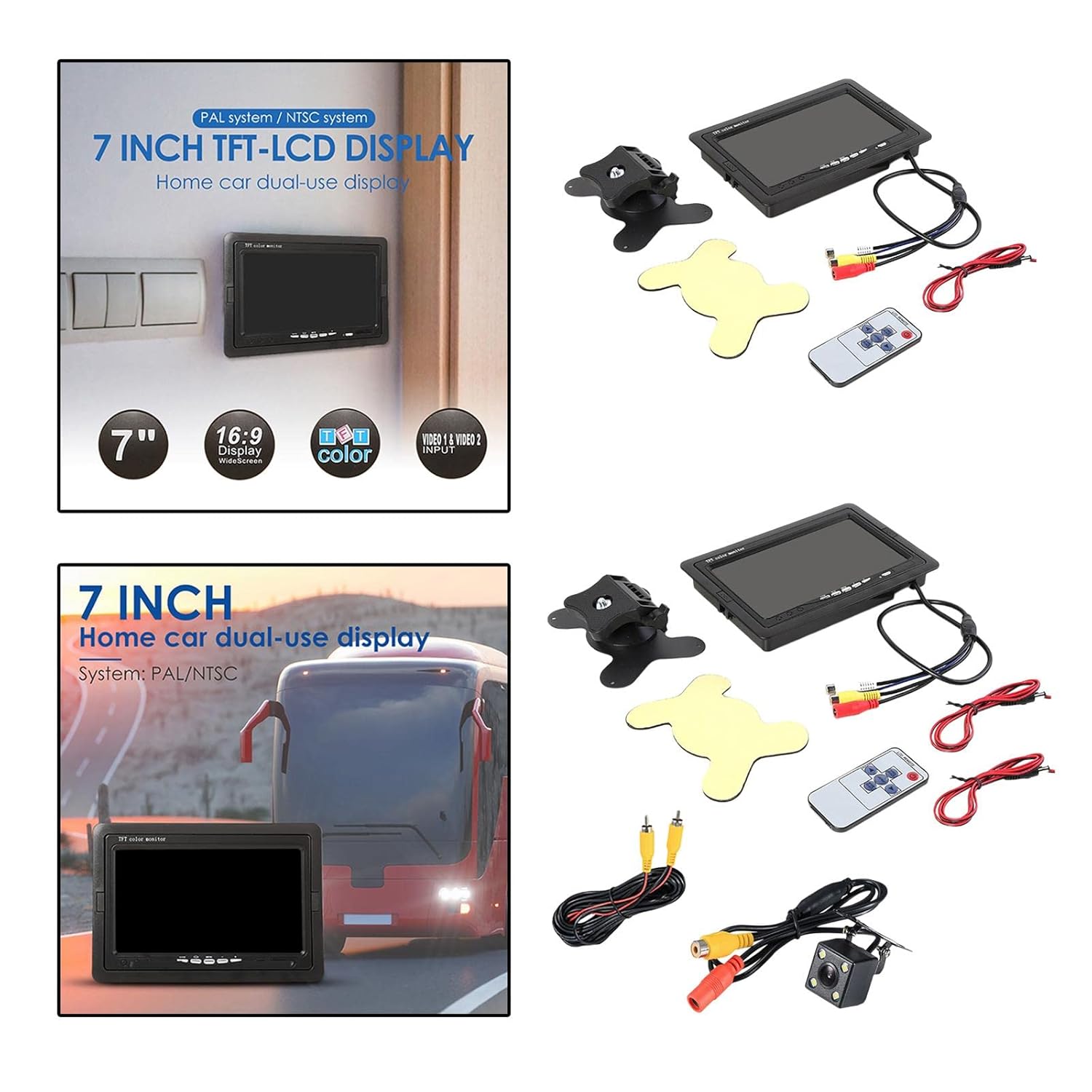 7 Inch TFT Color LCD Monitor 800×480 Display Screen (Embedded Display Panel) image 2