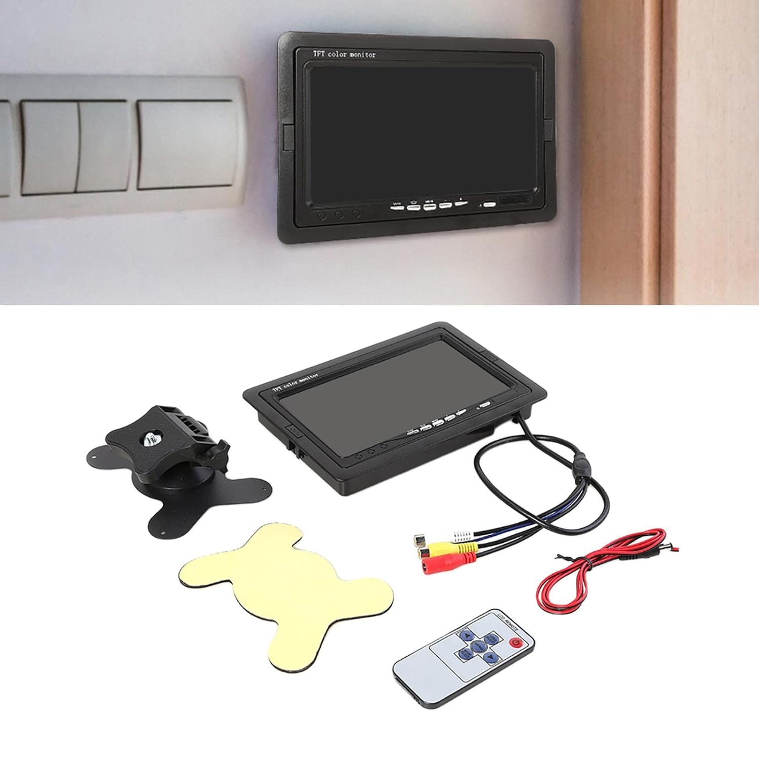 7 Inch TFT Color LCD Monitor 800×480 Display Screen (Embedded Display Panel) image 3