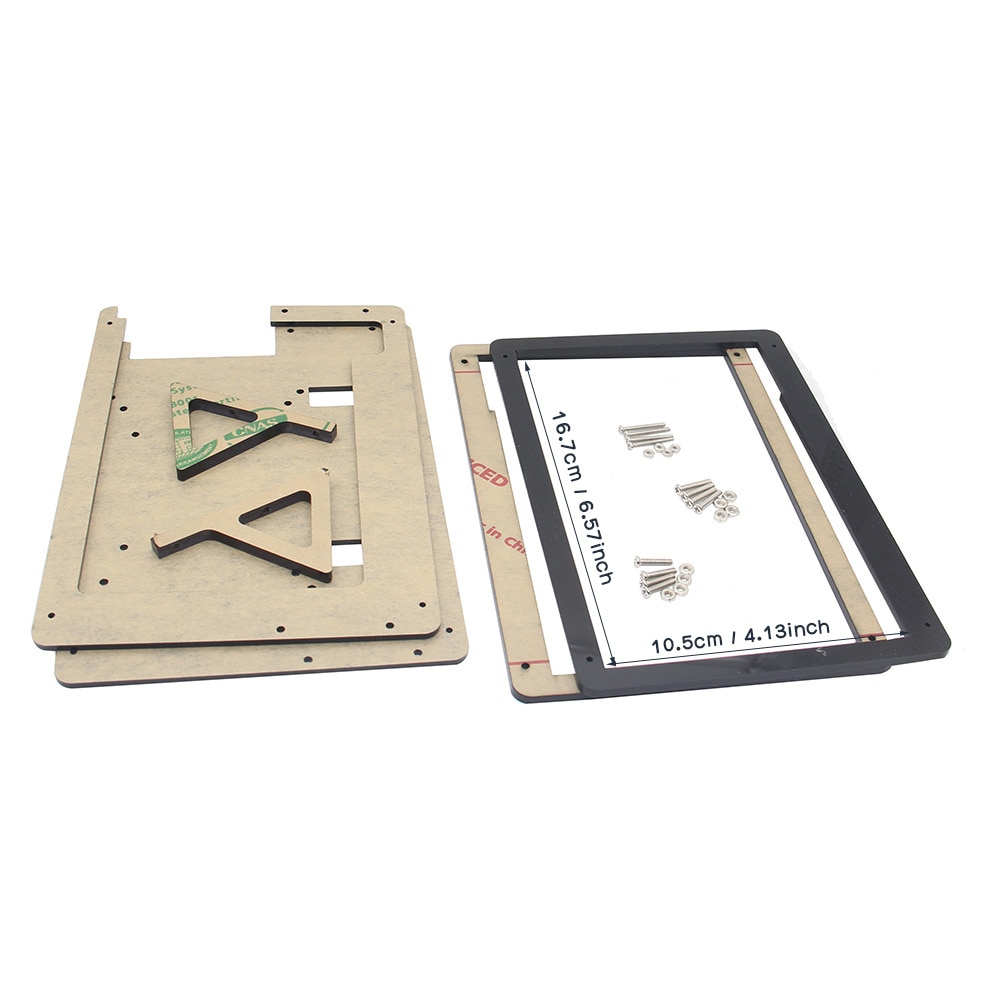 Geekworm Acrylic Case for Raspberry Pi 3 Model B with 7 Inch Touchscreen Display (Clear Protective Enclosure) image 4