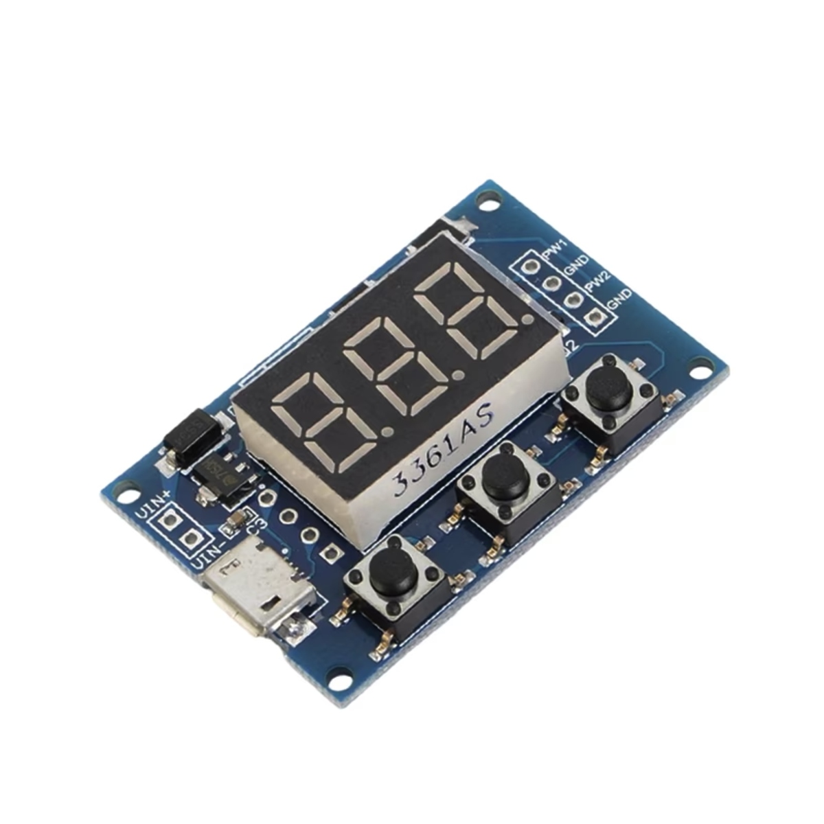 2 Channel PWM Pulse Frequency Generator Module (Adjustable Duty Cycle Square Wave Signal Generator) image 1