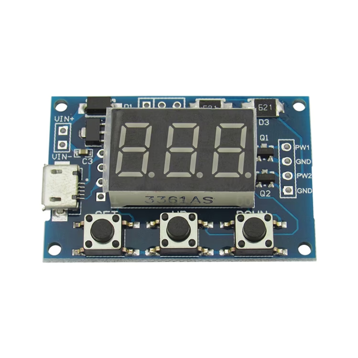 2 Channel PWM Pulse Frequency Generator Module (Adjustable Duty Cycle Square Wave Signal Generator) image 2