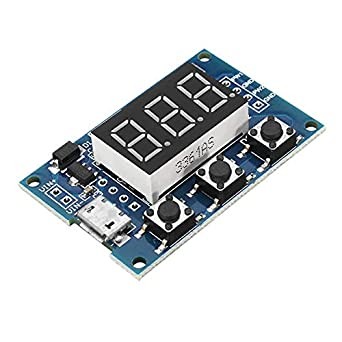 2 Channel PWM Pulse Frequency Adjustable Duty Cycle Square/Rectangular Wave Signal Generator Module image 1