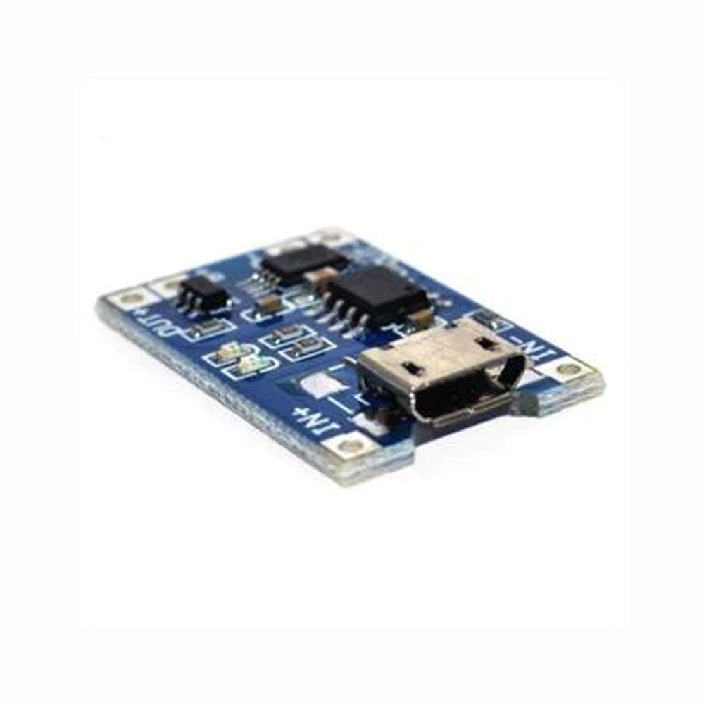TP4056 1.2A Li-Ion Battery Charging Module with Micro USB (Current Protection) image 2