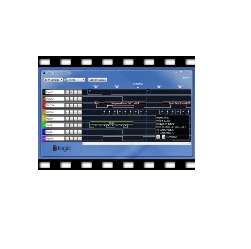 USB Logic Analyzer 24MHz 8-Channel Debug Tool (MCU ARM FPGA DSP Protocol Analyzer) image 4