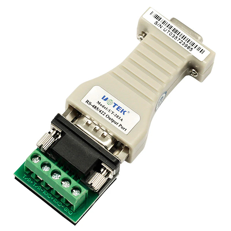 UT-203A Mini RS-232 to RS-485/RS-422 Converter (Industrial Serial Communication Adapter) image 1