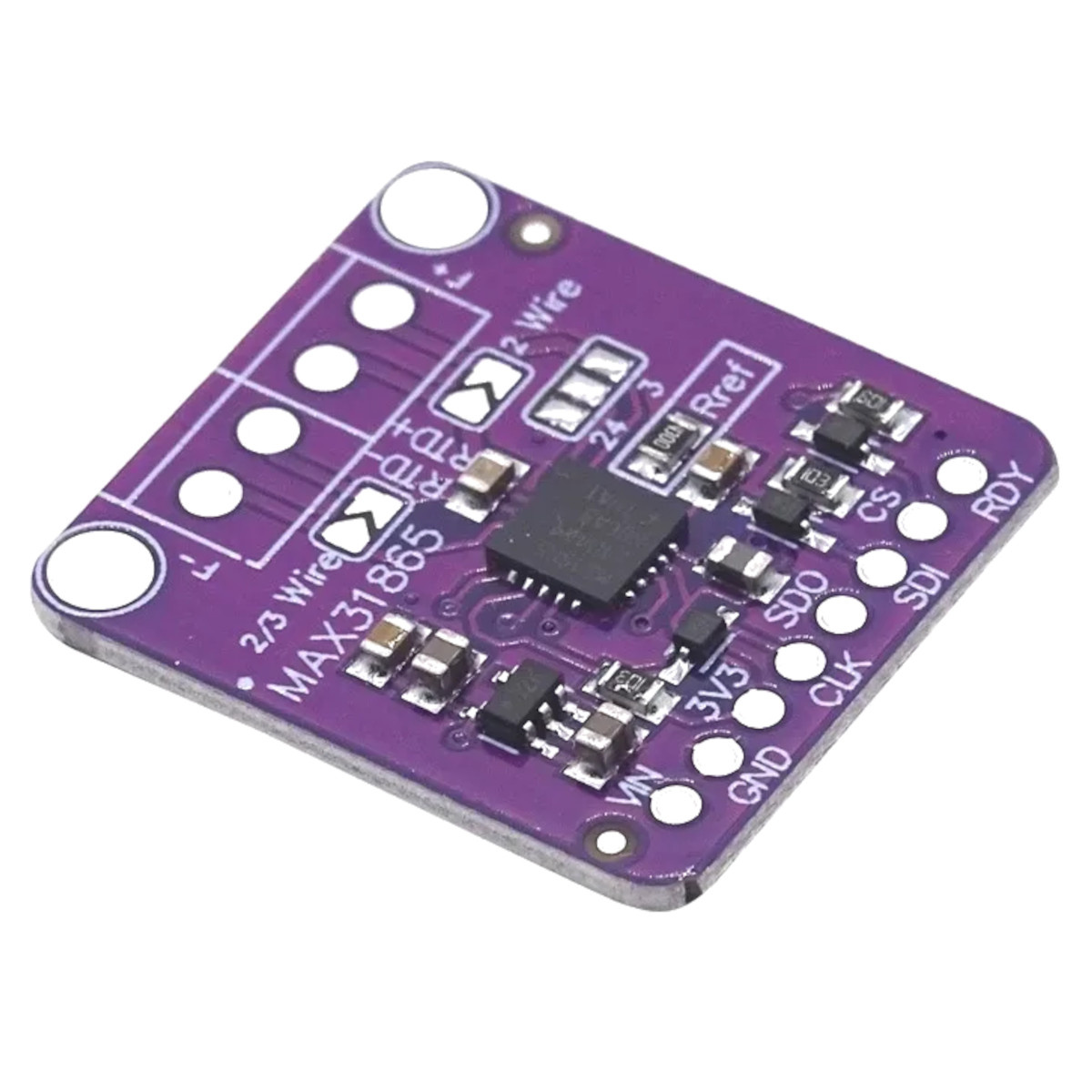 MAX31865 PT100/PT1000 RTD Temperature Sensor Module (SPI Platinum RTD Interface Board) image 1
