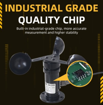 Wind speed three cups sensor module 0-5 V output image 1