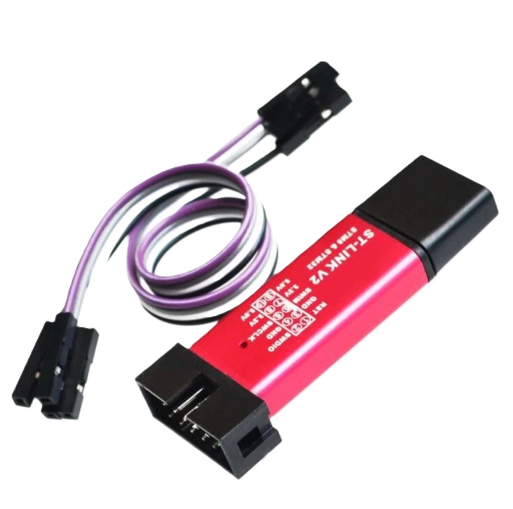 ST-Link V2 USB Programmer & Debugger for STM8 and STM32 (SWD/SWIM In-Circuit Programmer) image 1