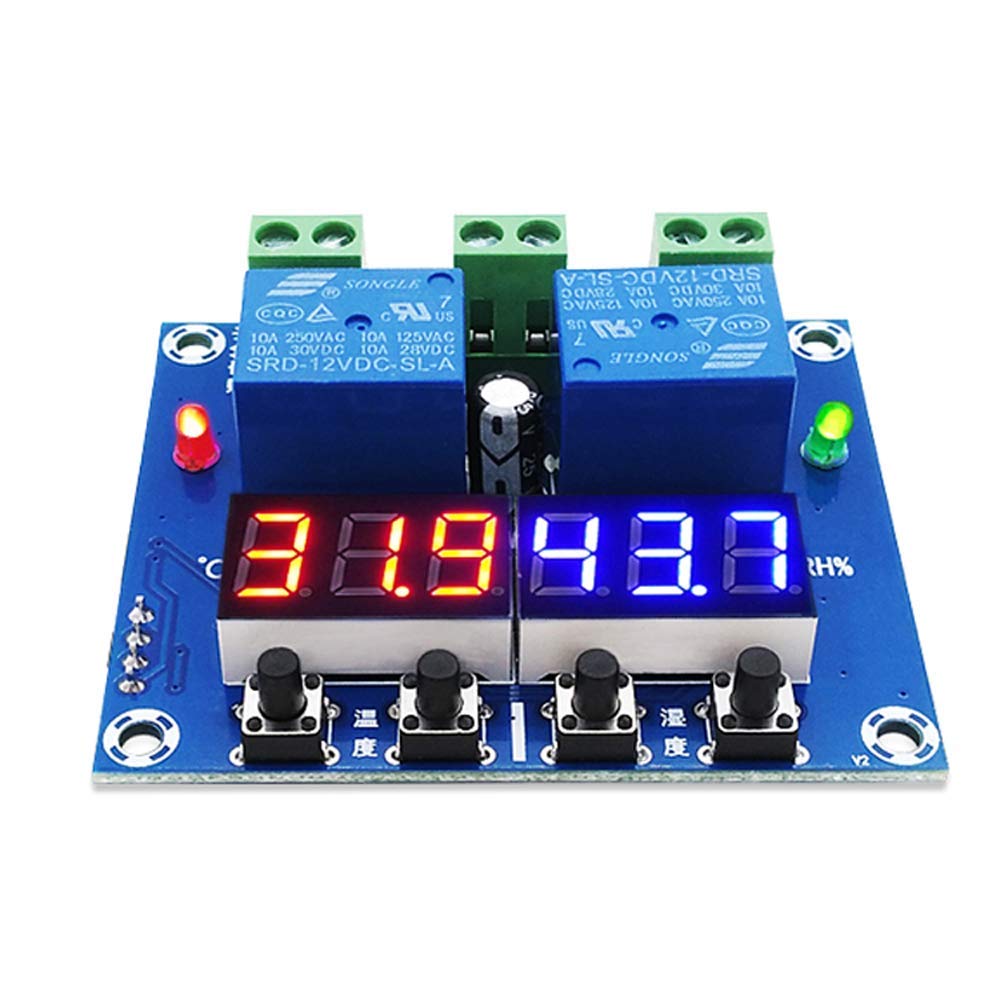XH-M452 Temperature and Humidity Controller Module (Digital Thermostat Hygrostat Control Board) image 2