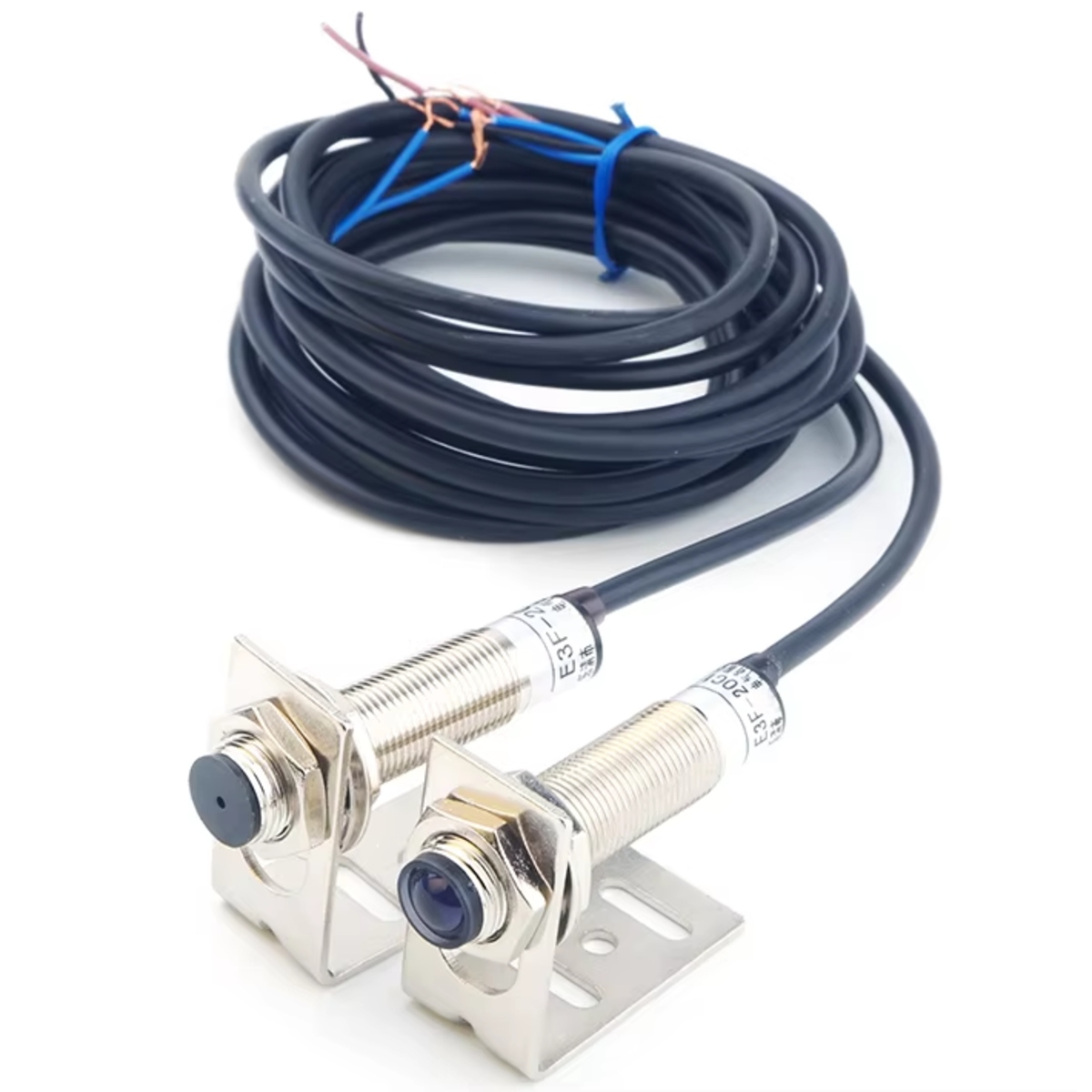 M12 NPN Laser Photoelectric Switch Sensor 10-20M DC 10-24V (Laser Infrared Visible Light Sensor) image 2