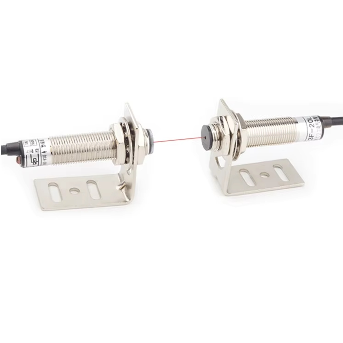 M12 NPN Laser Photoelectric Switch Sensor 10-20M DC 10-24V (Laser Infrared Visible Light Sensor) image 4