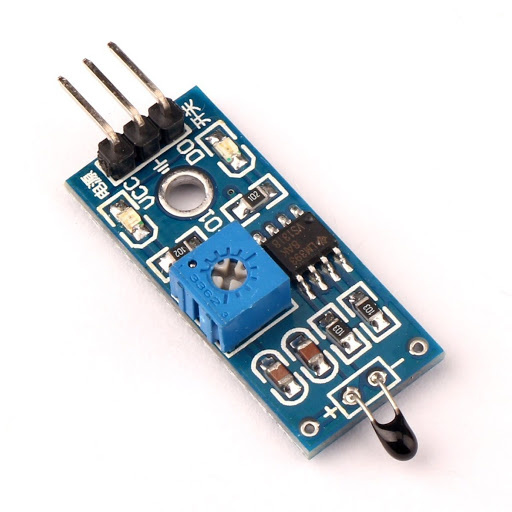3 Pin NTC Thermistor Temperature Sensor Module (10K Analog Temperature Sensor) image 2