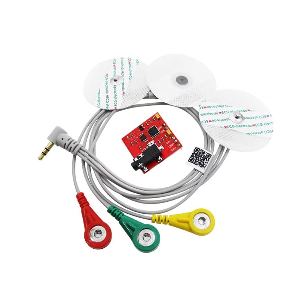 EMG Muscle Sensor V3.0 with Cable and Electrodes (Muscle Activity Sensor Module) image 1